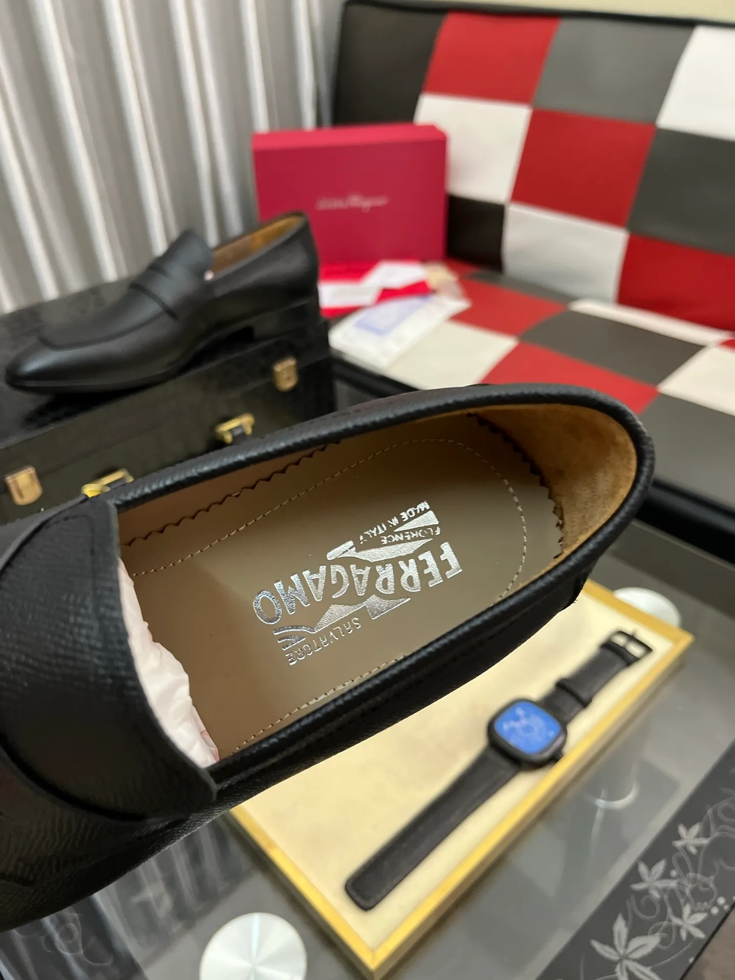 Men's shoes 💰600⌚️⌚️[Salvatore Ferragamo] Ferragamo business leather shoes, 1:1 top purchasing quality, imported selected original calfskin for the uppers, imported original soft water-dyed cowhide for the inner feet, imported original customized Italian handmade lightweight foam outsole, size: 39-44 5️⃣ options available